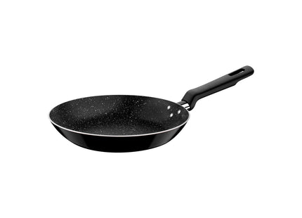 Juego de Sartenes Tramontina Pietra en Aluminio con Revestimiento Interno Starflon Max y Externo Siliconado Negro 3 Piezas