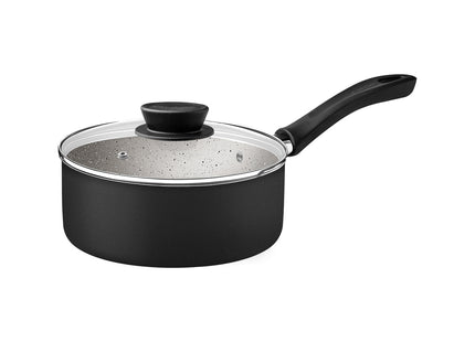 Batería de Cocina Tramontina Linz en Aluminio con Revestimiento Interno y Externo en Antiadherente Starflon Max Negro 10 Piezas