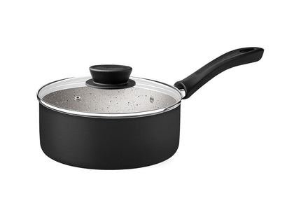 Batería de Cocina Tramontina Linz en Aluminio con Revestimiento Interno y Externo en Antiadherente Starflon Max Negro 10 Piezas