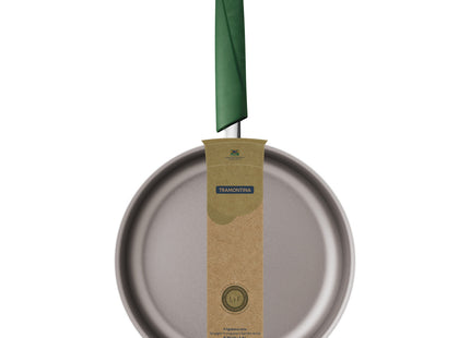 Sartén Recta Tramontina LYF en Aluminio con Revestimiento Interno y Externo en Antiadherente Starflon Max Verde Naturaleza 20 cm 1.4 L