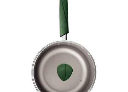 Olla Tramontina LYF en Aluminio con Revestimiento Interno y Externo en Antiadherente Starflon Max Verde Naturaleza 18 cm 2.1 L