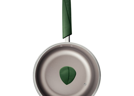 Olla Tramontina LYF en Aluminio con Revestimiento Interno y Externo en Antiadherente Starflon Max Verde Naturaleza 18 cm 2.1 L