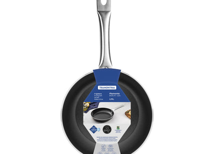 Sartén Tramontina Piemonte en Aluminio con Revestimiento Interno y Externo en Antiadherente Starflon Excellent Negro 25 cm 1.8 L