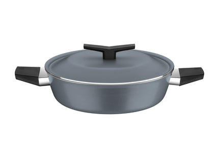 Arrocera Tramontina Spezia Induction en Aluminio con Revestimiento Interno y Externo en Antiadherente Starflon Excellent Azul Ardosia 24 cm