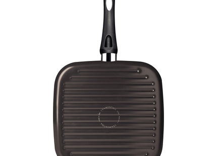 Bifera Tramontina Paris en Aluminio con Revestimiento Interno con Antiadherente Starflon Max y Externo de Silicona Negro 28 cm 2.3 L