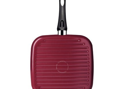 Bifera Tramontina Paris en Aluminio con Revestimiento Interno con Antiadherente Starflon Max y Externo de Silicona Rojo 28 cm 2.3 L