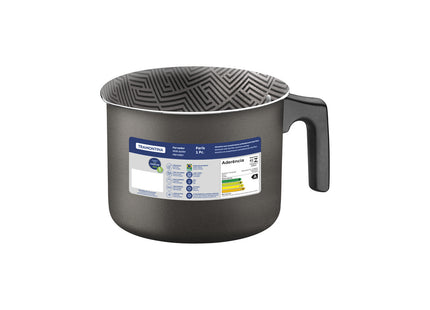 Hervidor Tramontina Paris en Aluminio con Revestimiento Interno y Externo con Antiadherente Starflon Max Plomo 14 cm 1.9 L