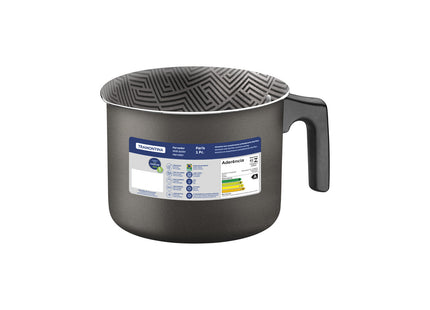 Hervidor Tramontina Paris en Aluminio con Revestimiento Interno y Externo con Antiadherente Starflon Max Plomo 14 cm 1.9 L