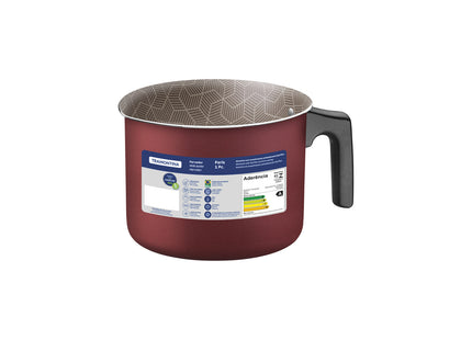 Hervidor Tramontina Paris en Aluminio con Revestimiento Interno y Externo en Antiadherente Starflon Max Rojo 12 cm 1.2 L