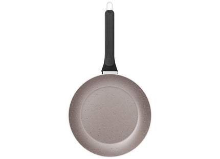 Tramontina Milazzo Almond Aluminum Frying Pan with Interior and Exterior Starflon Max Nonstick Coating, 20 cm