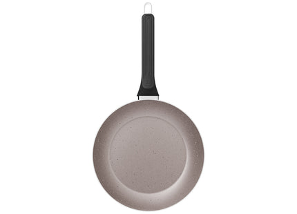Tramontina Milazzo Almond Aluminum Frying Pan with Interior and Exterior Starflon Max Nonstick Coating, 20 cm