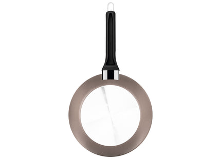 Tramontina Milazzo Almond Aluminum Frying Pan with Interior and Exterior Starflon Max Nonstick Coating, 20 cm