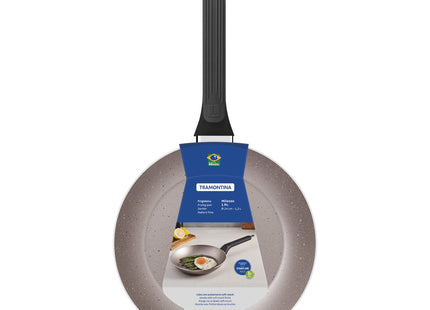 Sartén Tramontina Milazzo en Aluminio con Revestimiento Interno y Externo en Antiadherente Starflon Max Almendra 24 cm