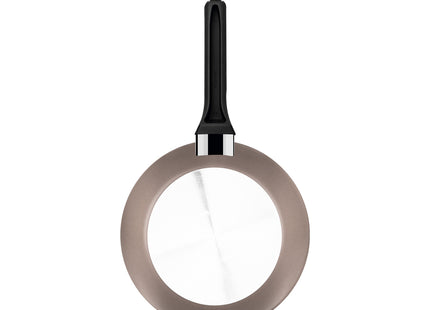 Sartén Tramontina Milazzo en Aluminio con Revestimiento Interno y Externo en Antiadherente Starflon Max Almendra 24 cm