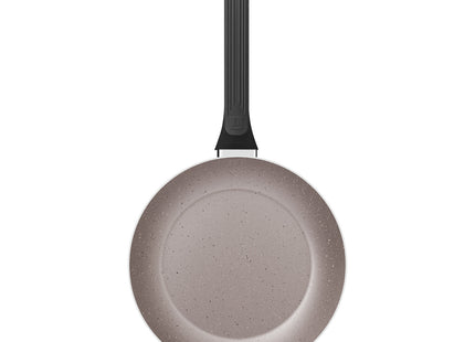 Sartén Tramontina Milazzo en Aluminio con Revestimiento Interno y Externo en Antiadherente Starflon Max Almendra 28 cm
