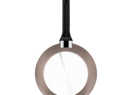 Sartén Tramontina Milazzo en Aluminio con Revestimiento Interno y Externo en Antiadherente Starflon Max Almendra 28 cm