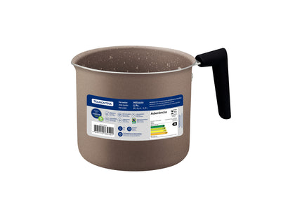 Hervidor Tramontina Milazzo en Aluminio con Revestimiento Interno y Externo en Antiadherente Starflon Max Almendra 14 cm