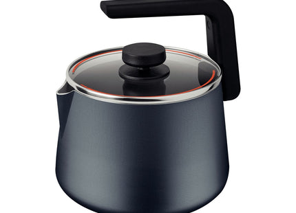 Tetera Tramontina en Aluminio con Revestimiento Interno y Externo de Antiadherente Starflon Max Azul Marino 2.3 L