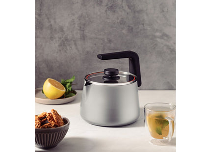 Tetera Tramontina en Aluminio con Revestimiento Interno y Externo Starflon Max Off-white 2.3 L