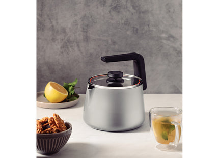 Tetera Tramontina en Aluminio con Revestimiento Interno y Externo Starflon Max Off-white 2.3 L