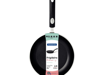 Sartén Tramontina Mônaco Induction en Aluminio con Revestimiento Interno y Externo Antiadherente Starflon Premium Negro 20 cm 1 L