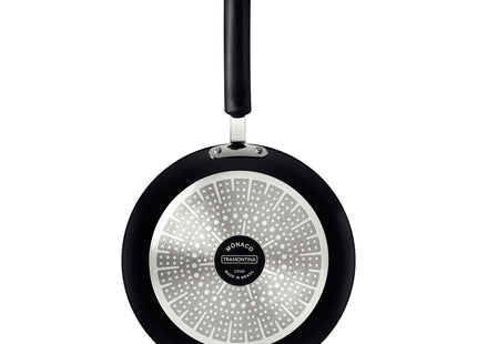 Sartén Tramontina Mônaco Induction en Aluminio con Revestimiento Interno y Externo Antiadherente Starflon Premium Negro 20 cm 1 L