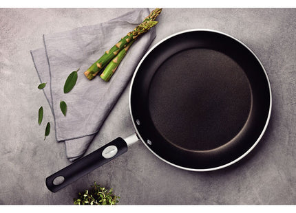 Sartén Tramontina Mônaco Induction en Aluminio con Revestimiento Interno y Externo Antiadherente Starflon Premium Negro 20 cm 1 L