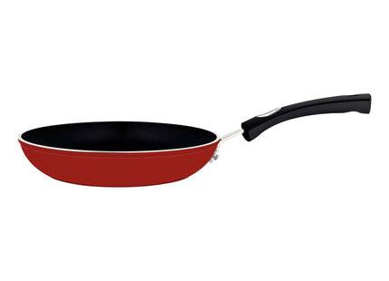 Sartén Tramontina Mônaco Induction en Aluminio con Revestimiento Interno Antiadherente Starflon Premium y Externo Siliconado Rojo 24 cm 1.6 L