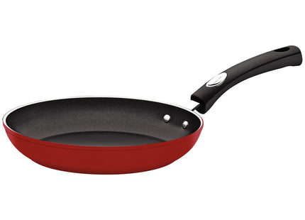 Sartén Tramontina Mônaco Induction en Aluminio con Revestimiento Interno Antiadherente Starflon Premium y Externo Siliconado Rojo 28 cm 2.4 L