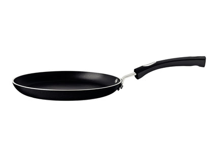 Panquequera Tramontina Mônaco Induction en Aluminio con Revestimiento Interno y Externo Antiadherente Starflon Premium Negro 22 cm 0.8 L