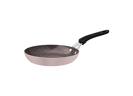 Sartén Tramontina Tunis en Aluminio con Revestimiento Interno Cerámico y Externo Siliconado Rosa Trufado 20 cm 0.9 L