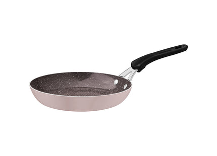Sartén Tramontina Tunis en Aluminio con Revestimiento Interno Cerámico y Externo Siliconado Rosa Trufado 24 cm 1.6 L