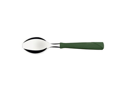 Cuchara para Té Tramontina New Kolor con Lámina de Acero Inoxidable y Mango de Polipropileno Verde