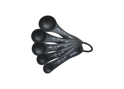 Juego de Cucharas Medidoras Tramontina Utilità en ABS Grafito 5 Piezas