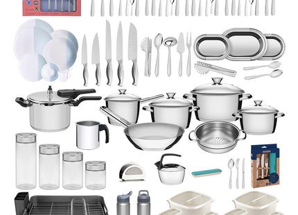KIT ACERO INOX ANIVERSARIO 115 PZAS
