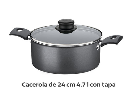 Batería de Cocina Tramontina Práctica 38 Piezas Gris