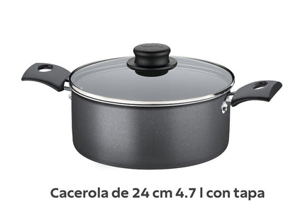 Batería de Cocina Tramontina Práctica 38 Piezas Gris