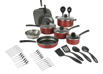 Batería de Cocina Primaware Roja 42 piezas