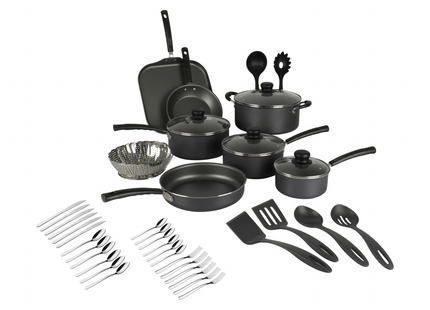 Batería de Cocina Primaware Negra 42 piezas