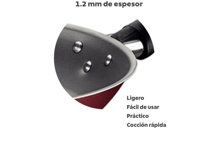 Batería de Cocina Tramontina Práctica 45 Piezas Roja