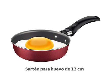 Batería de Cocina Tramontina Práctica 45 Piezas Roja
