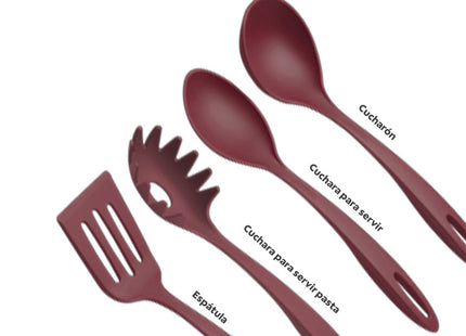 Batería de Cocina Tramontina Práctica 45 Piezas Roja