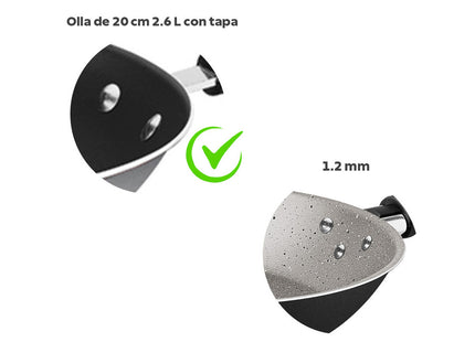 Batería de Cocina Tramontina Resistente 1.6 mm 32 Piezas Gris