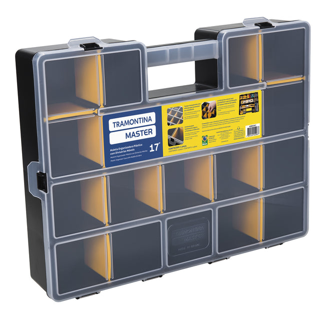 Maletín Organizador Plástico 17" Tramontina MASTER...