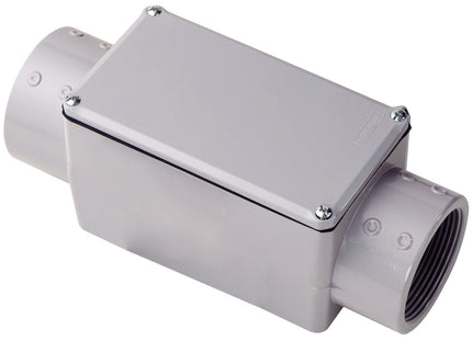 Caja Fija 4" Tipo C Tramontina con Rosca NPT con Tapa y con Pintura Electrostática