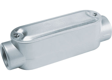 Caja de derivación 1/2" tipo "C"- con tapa / rosca BSP / con pintura