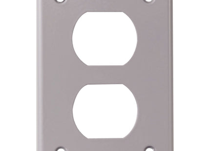Tapa 2 puestos ovalados para caja SF 1/2", 3/4" e 1"