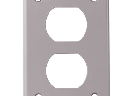 Tapa 2 puestos ovalados para caja SF 1/2", 3/4" e 1"