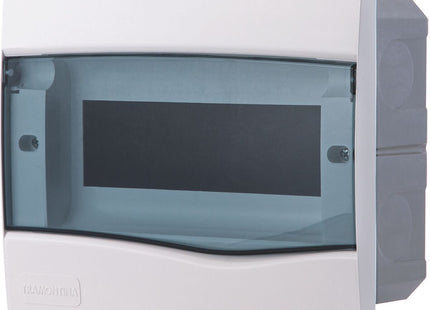 Tablero de Distribución de Empotrar 9 DIN o 6 NEMA Tramontina con Puerta Transparente