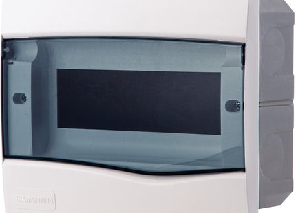 Tablero de Distribución de Empotrar 9 DIN o 6 NEMA Tramontina con Puerta Transparente